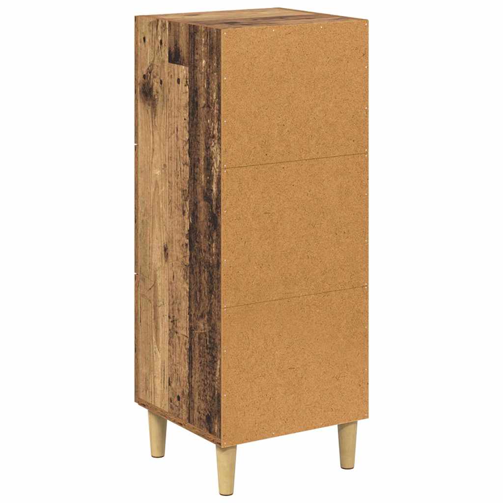 Sideboard Altholz 34,5 x 34 x 90 cm Holzwerkstoff