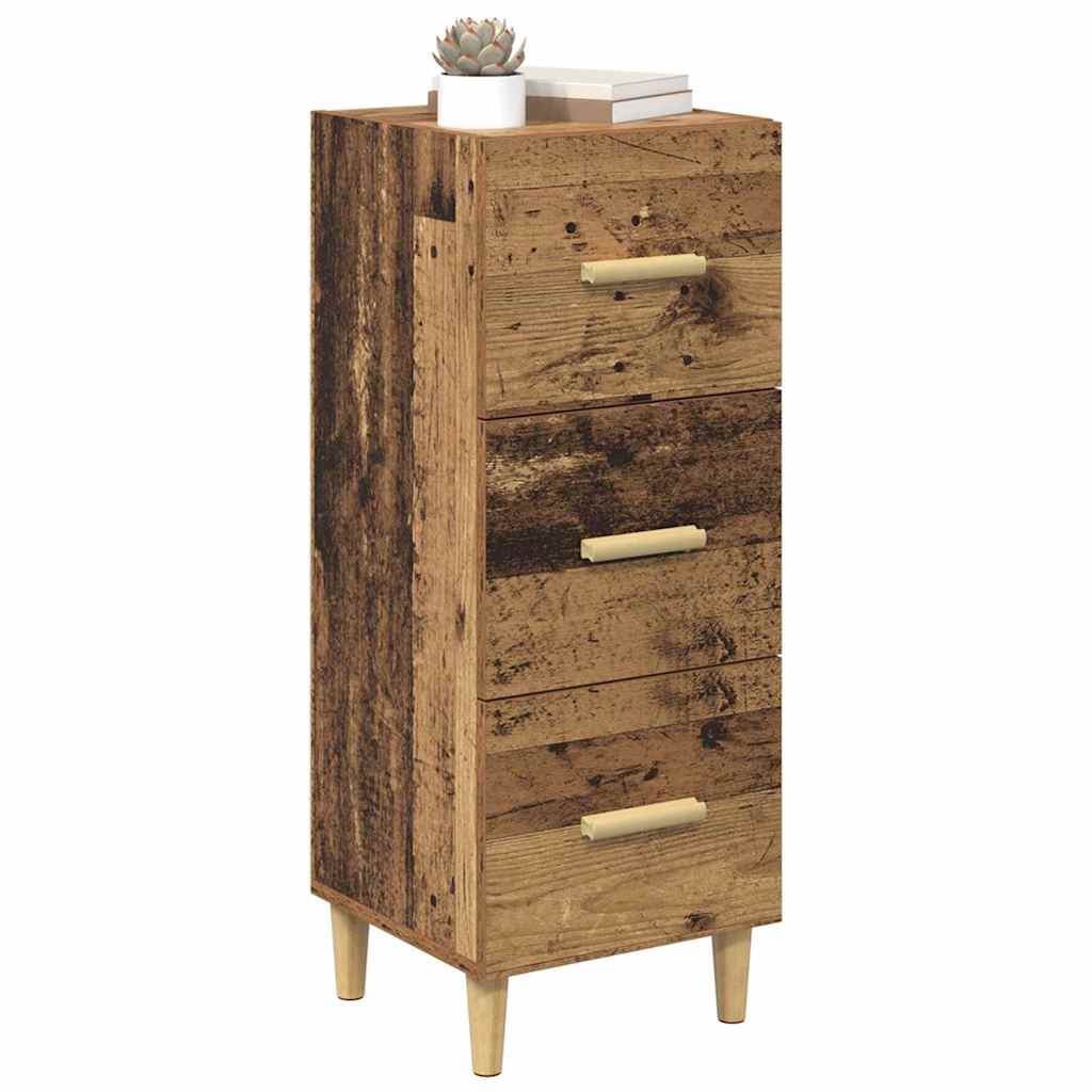 Sideboard Altholz 34,5 x 34 x 90 cm Holzwerkstoff