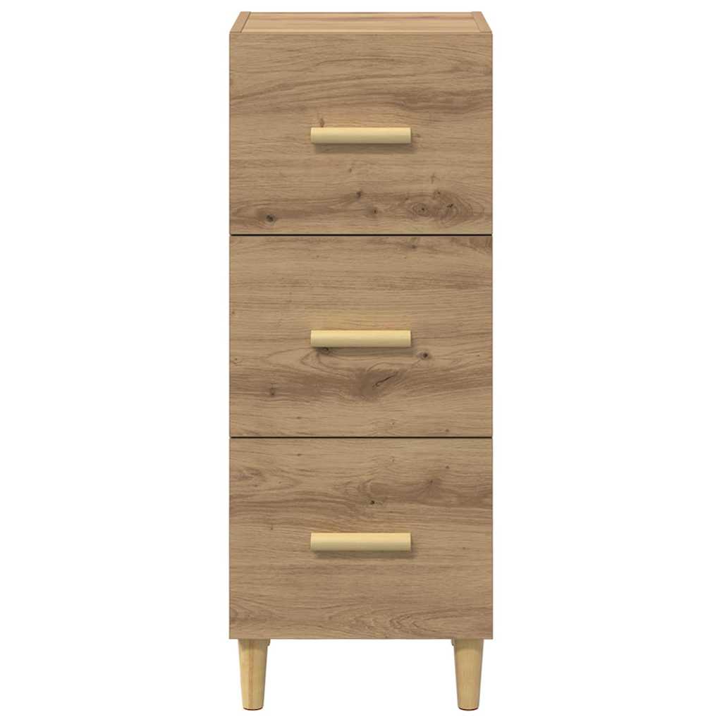 Sideboard Artisan-Eiche 34,5 x 34 x 90 cm Holzwerkstoff