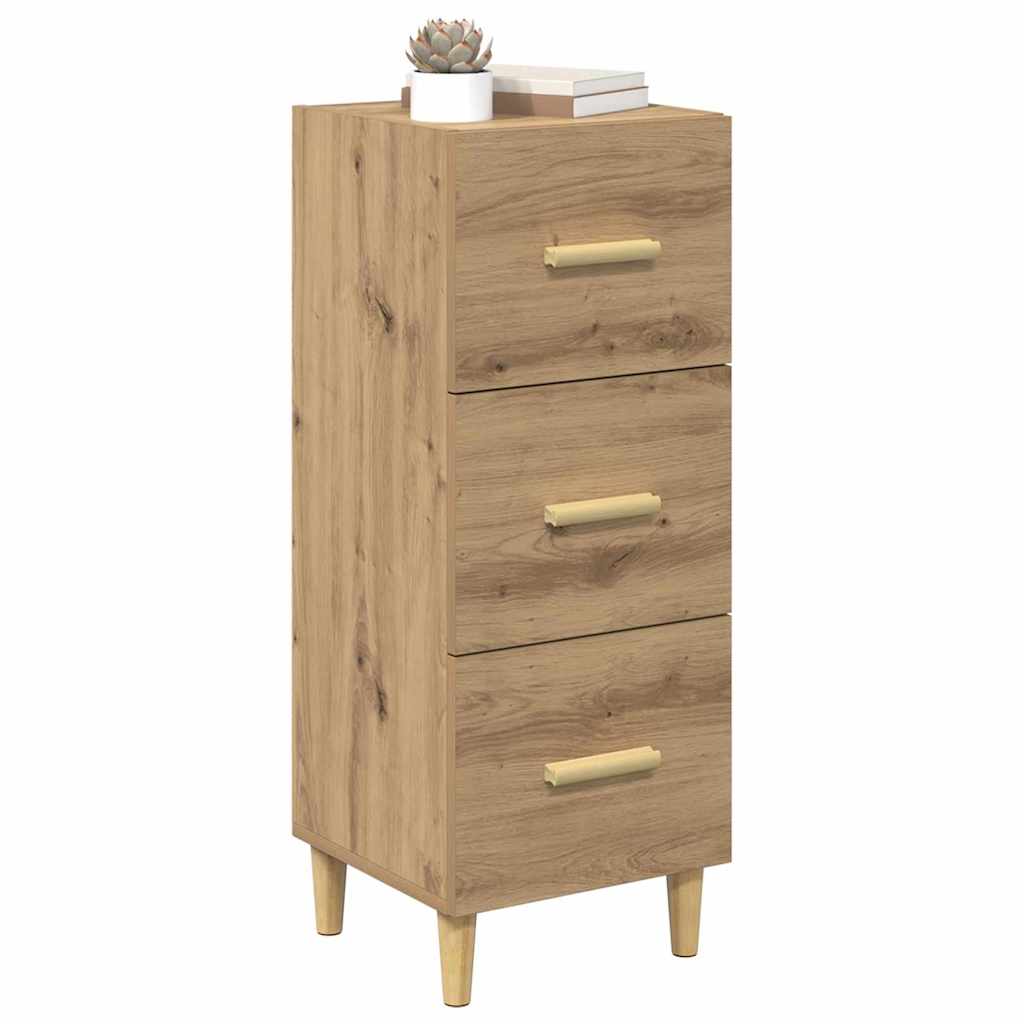 Sideboard Artisan-Eiche 34,5 x 34 x 90 cm Holzwerkstoff