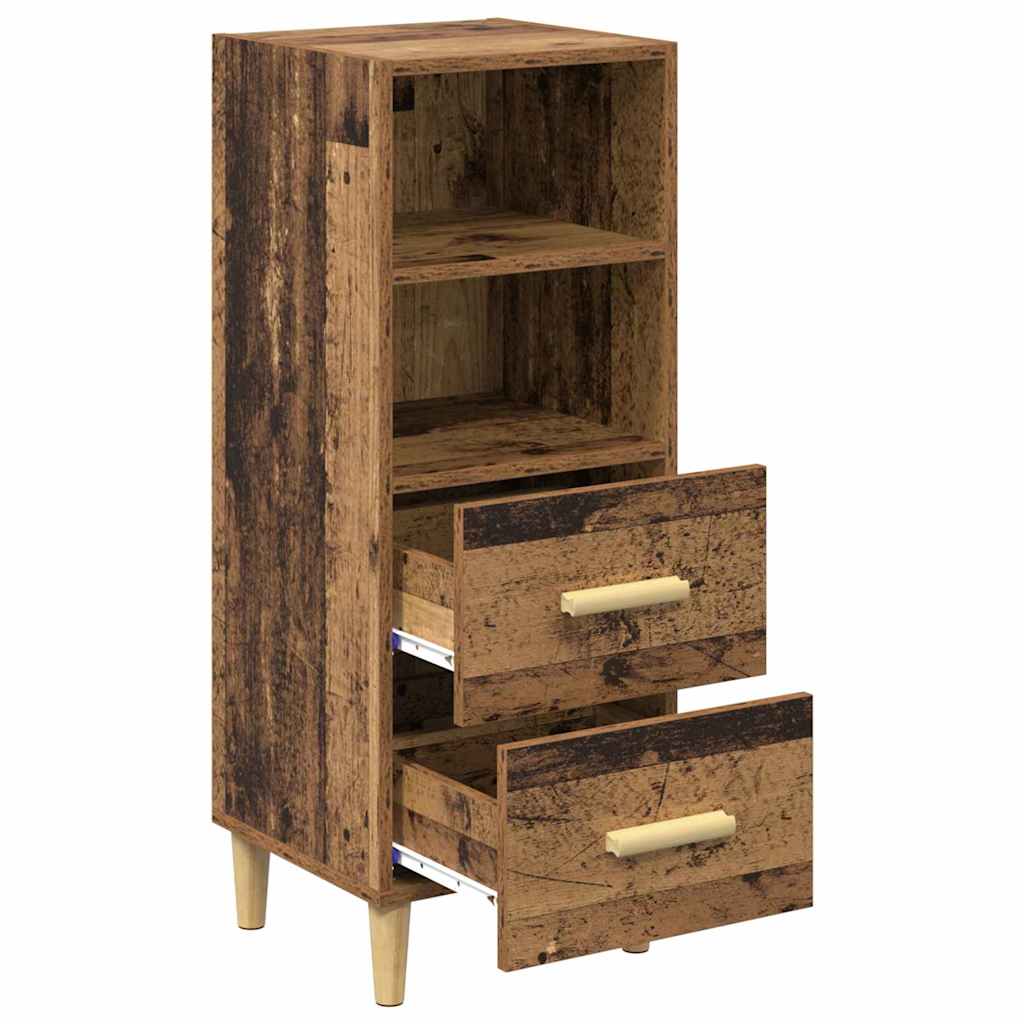 Sideboard Altholz 34 x 34,5 x 90 cm Holzwerkstoff