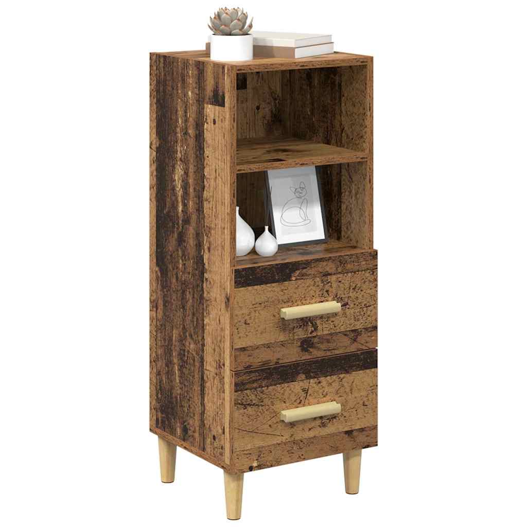 Sideboard Altholz 34 x 34,5 x 90 cm Holzwerkstoff