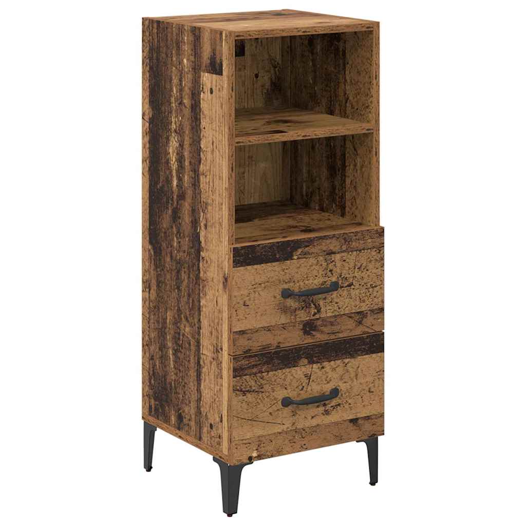 Sideboard Altholz 34 x 34,5 x 90 cm Holzwerkstoff