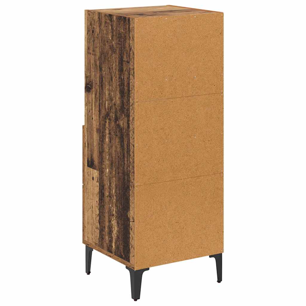 Sideboard Altholz 34 x 34,5 x 90 cm Holzwerkstoff