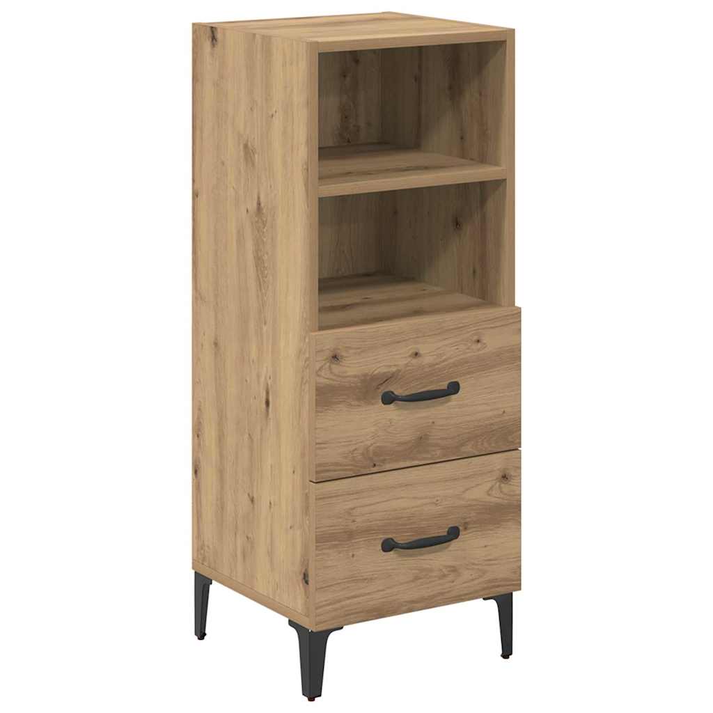 Sideboard Artisan-Eiche 34 x 34,5 x 90 cm Holzwerkstoff