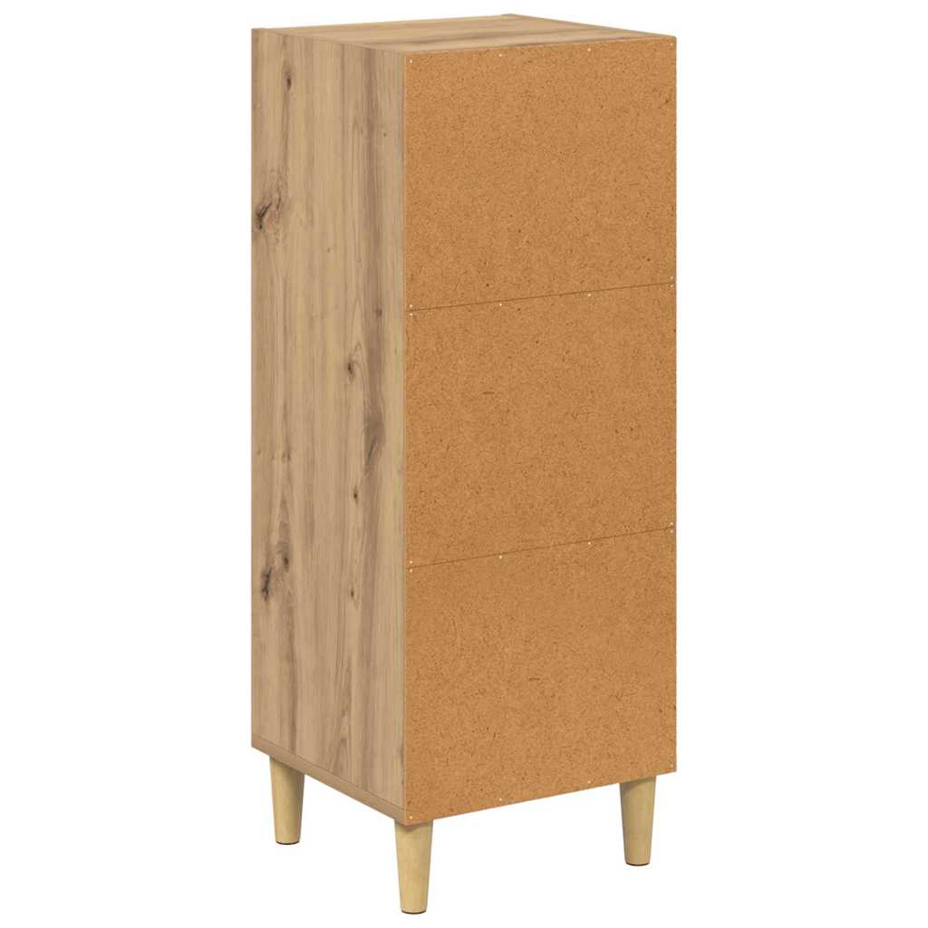 Sideboard Artisan-Eiche 32,5 x 34,5 x 90 cm Holzwerkstoff