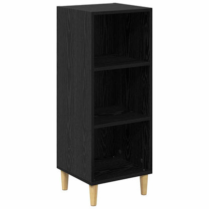 Sideboard Schwarz Eichen-Optik 32,5 x 34,5 x 90 cm