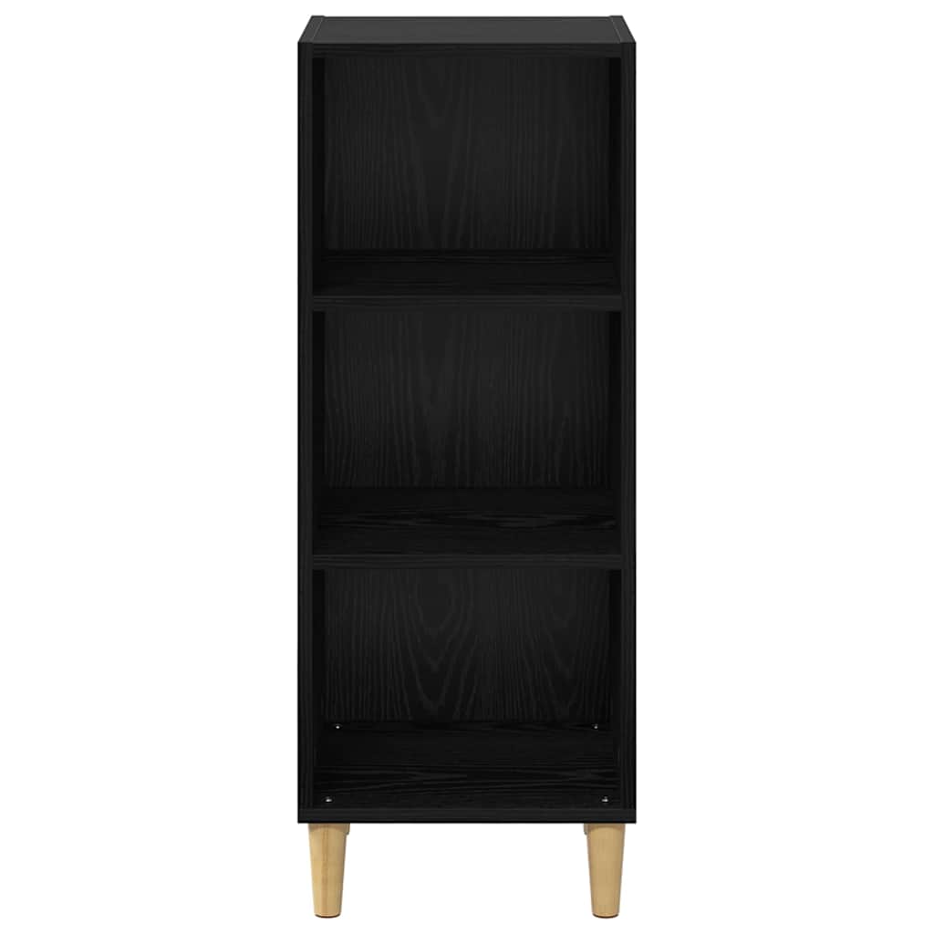 Sideboard Schwarz Eichen-Optik 32,5 x 34,5 x 90 cm