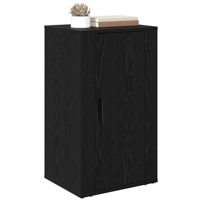 Sideboard Schwarz Eichen-Optik 40 x 33 x 70 cm Holzwerkstoff