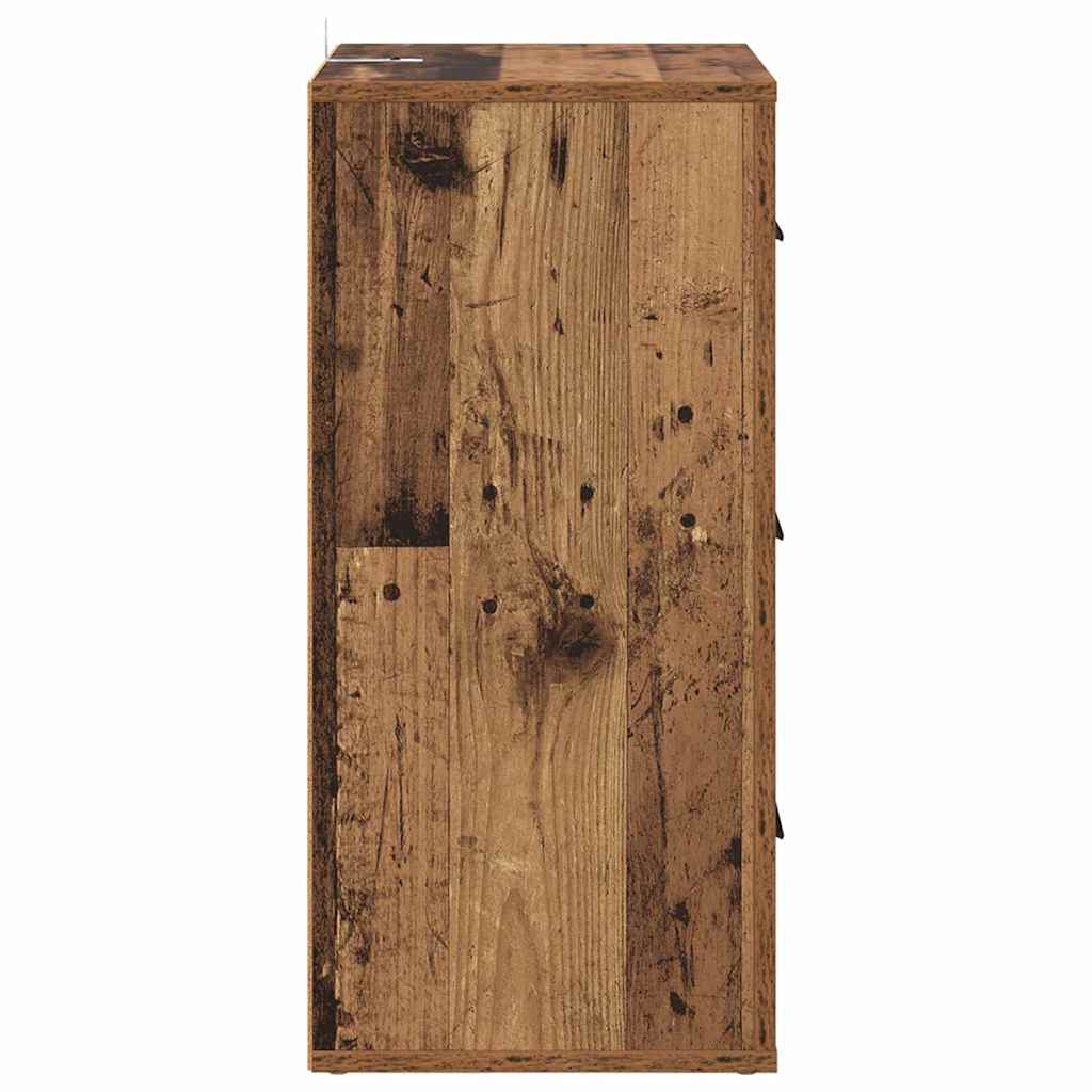 Sideboard mit Schubladen Altholz 40 x 33 x 70 cm Holzwerkstoff