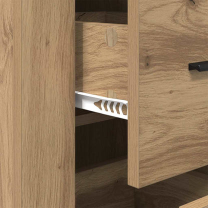 Sideboard Artisan-Eiche 40 x 33 x 70 cm Holzwerkstoff