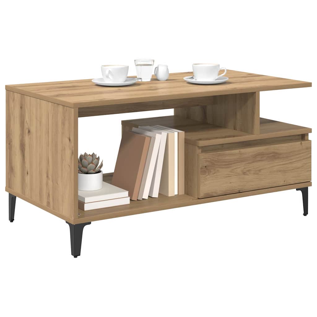 Couchtisch Artisan-Eiche 90 x 49 x 45 cm Holzwerkstoff