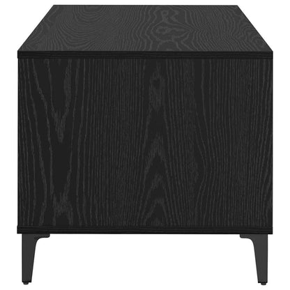 Couchtisch Schwarz Eichen-Optik 90 x 49 x 45 cm Holzwerkstoff