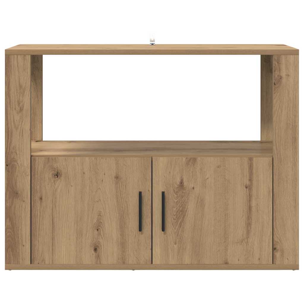 Sideboard Artisan-Eiche 80 x 30 x 60 cm Holzwerkstoff