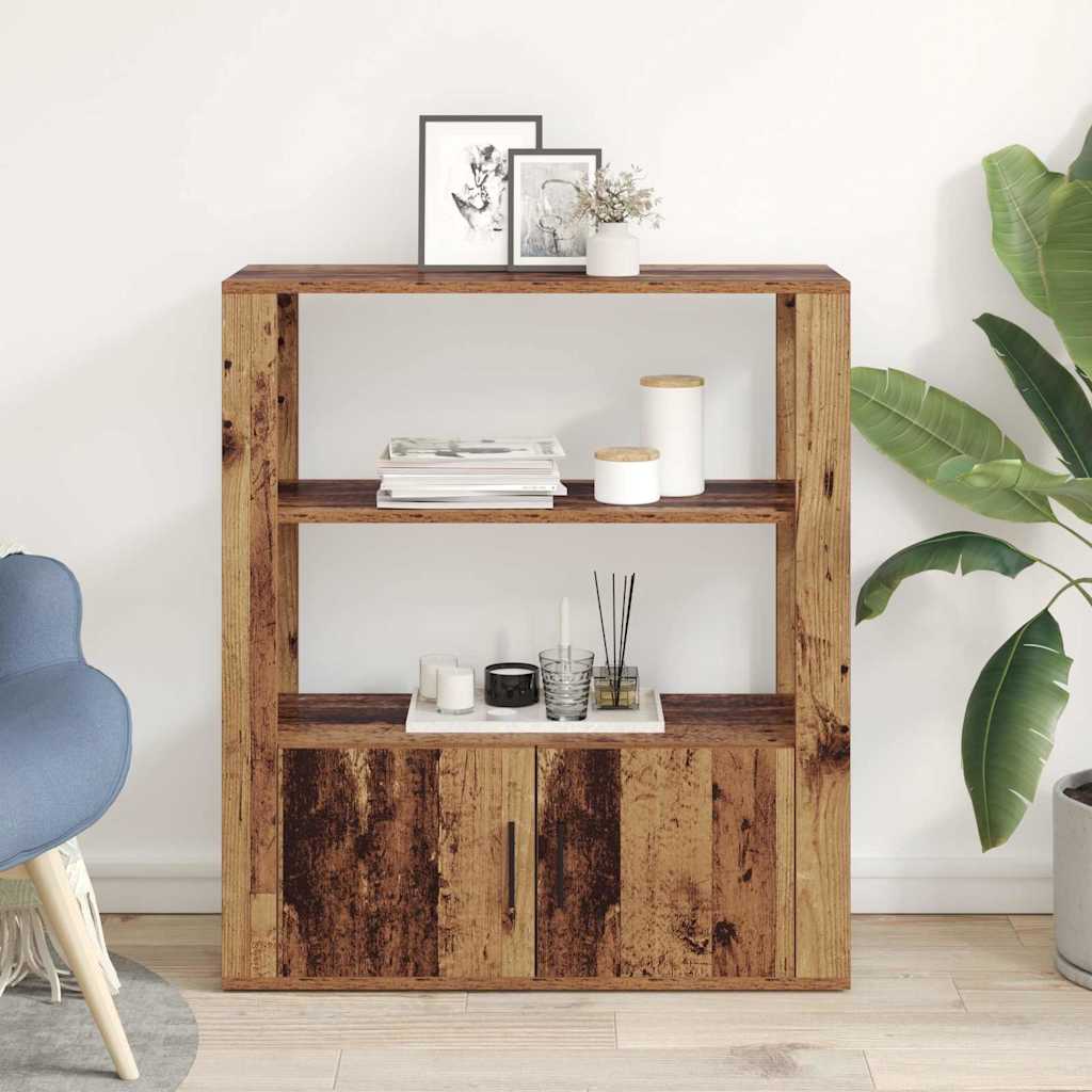Sideboard Altholz 30 x 80 x 90 cm Holzwerkstoff