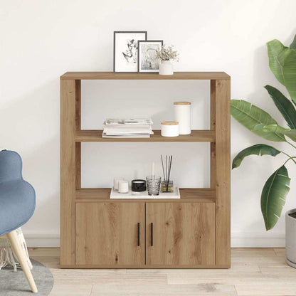 Sideboard Artisan-Eiche 30 x 80 x 90 cm Holzwerkstoff