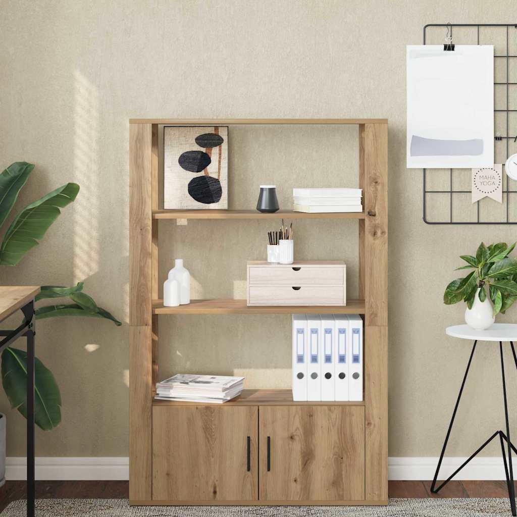 Sideboard Artisan-Eiche 30 x 80 x 119.5 cm Holzwerkstoff