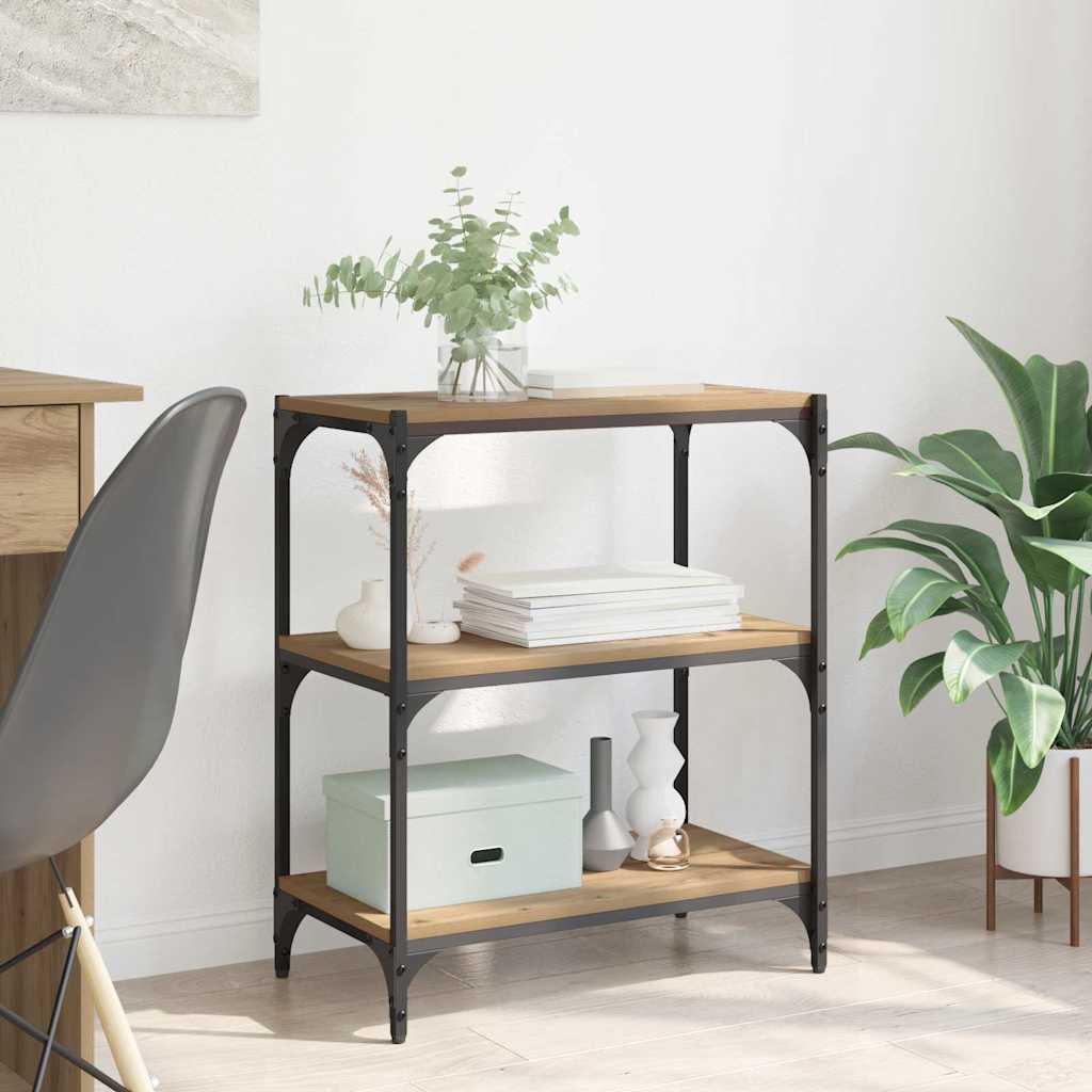 Bücherregal Artisan-Eiche 60 x 33 x 70,5 cm Holzwerkstoff