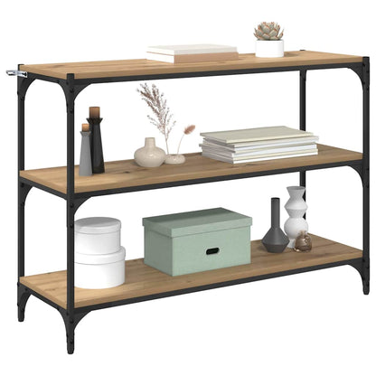 Bücherregal Artisan-Eiche 100 x 33 x 70,5 cm Holzwerkstoff