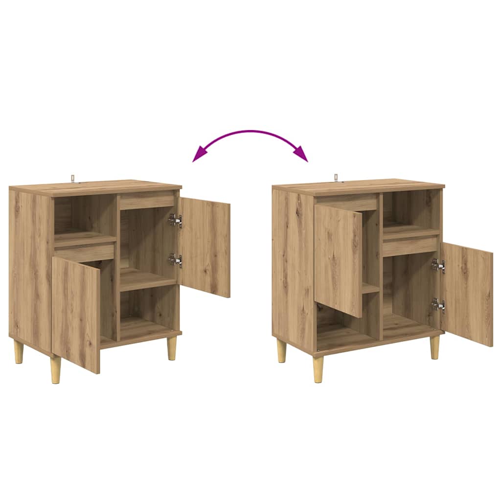 Sideboard Artisan-Eiche 35 x 60 x 70 cm Holzwerkstoff