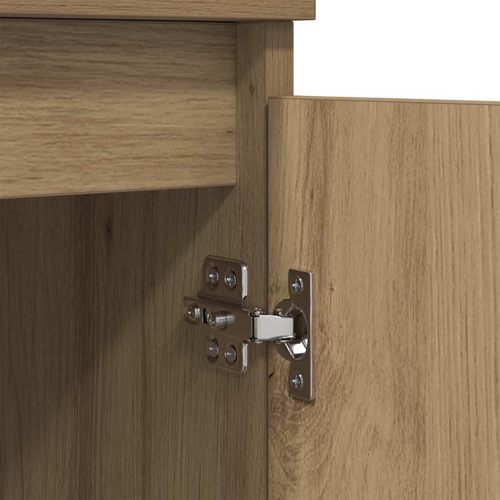 Sideboard Eiche handwerklich 60 x 35 x 70 cm Holzwerkstoff