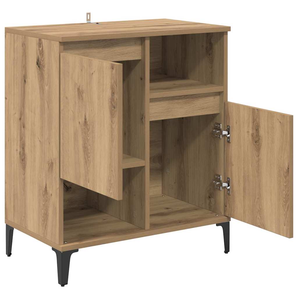 Sideboard Eiche handwerklich 60 x 35 x 70 cm Holzwerkstoff