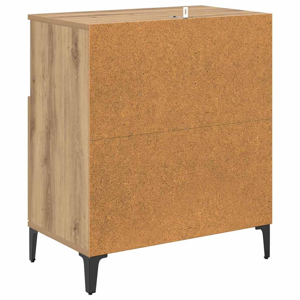 Sideboard Eiche handwerklich 60 x 35 x 70 cm Holzwerkstoff