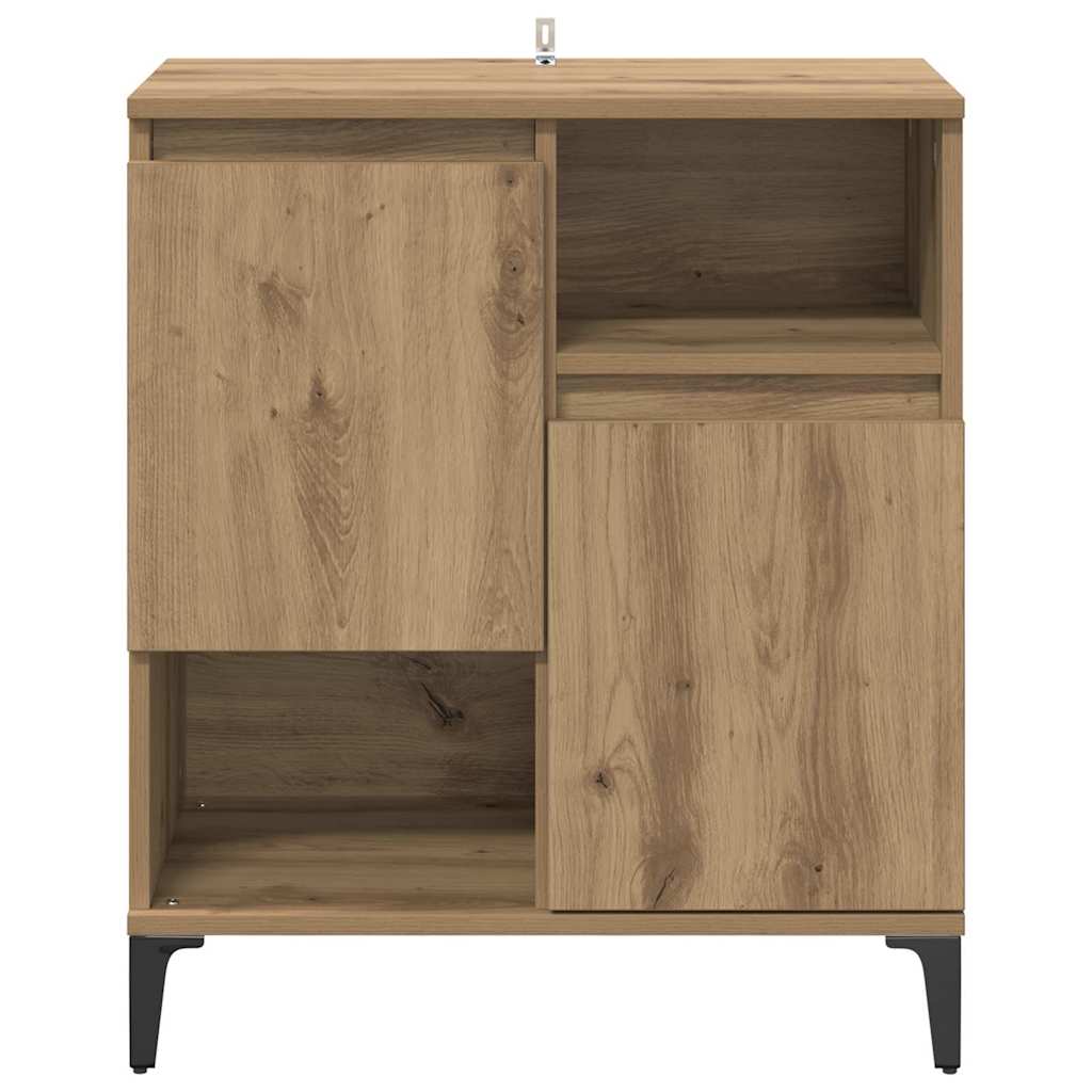 Sideboard Eiche handwerklich 60 x 35 x 70 cm Holzwerkstoff