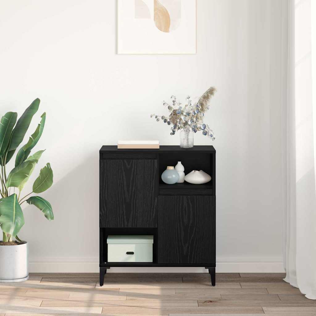 Sideboard Schwarze Eiche 60 x 35 x 70 cm Holzwerkstoff