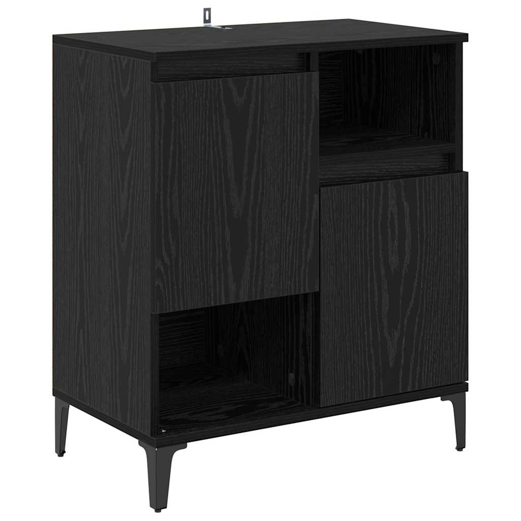 Sideboard Schwarze Eiche 60 x 35 x 70 cm Holzwerkstoff