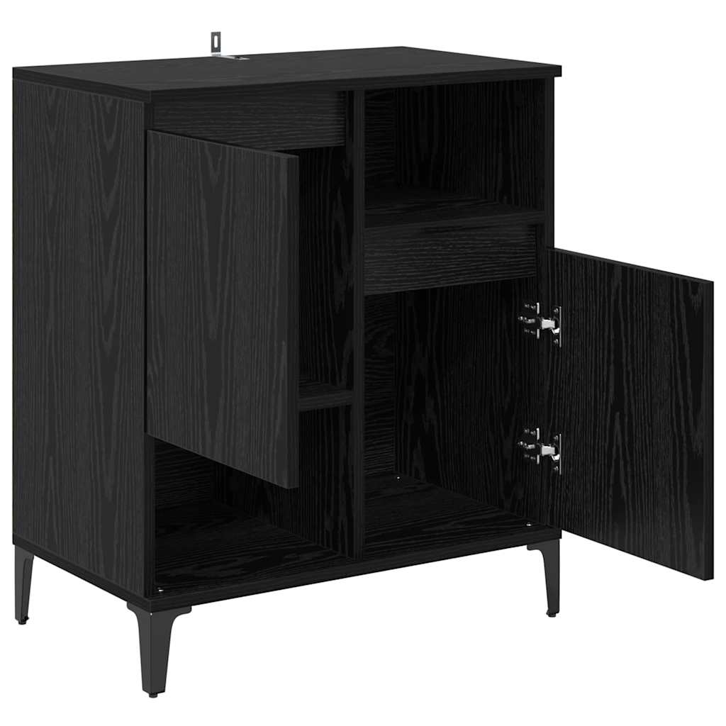 Sideboard Schwarze Eiche 60 x 35 x 70 cm Holzwerkstoff