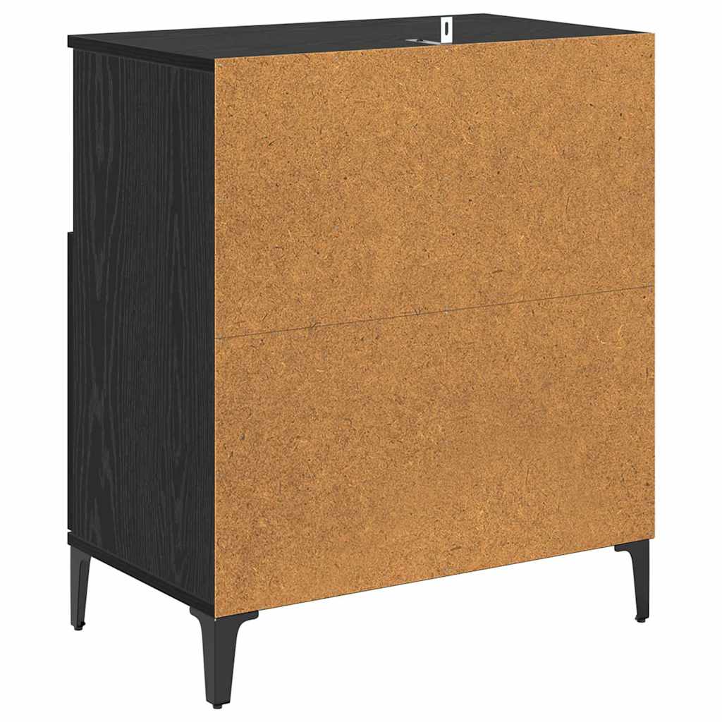 Sideboard Schwarze Eiche 60 x 35 x 70 cm Holzwerkstoff