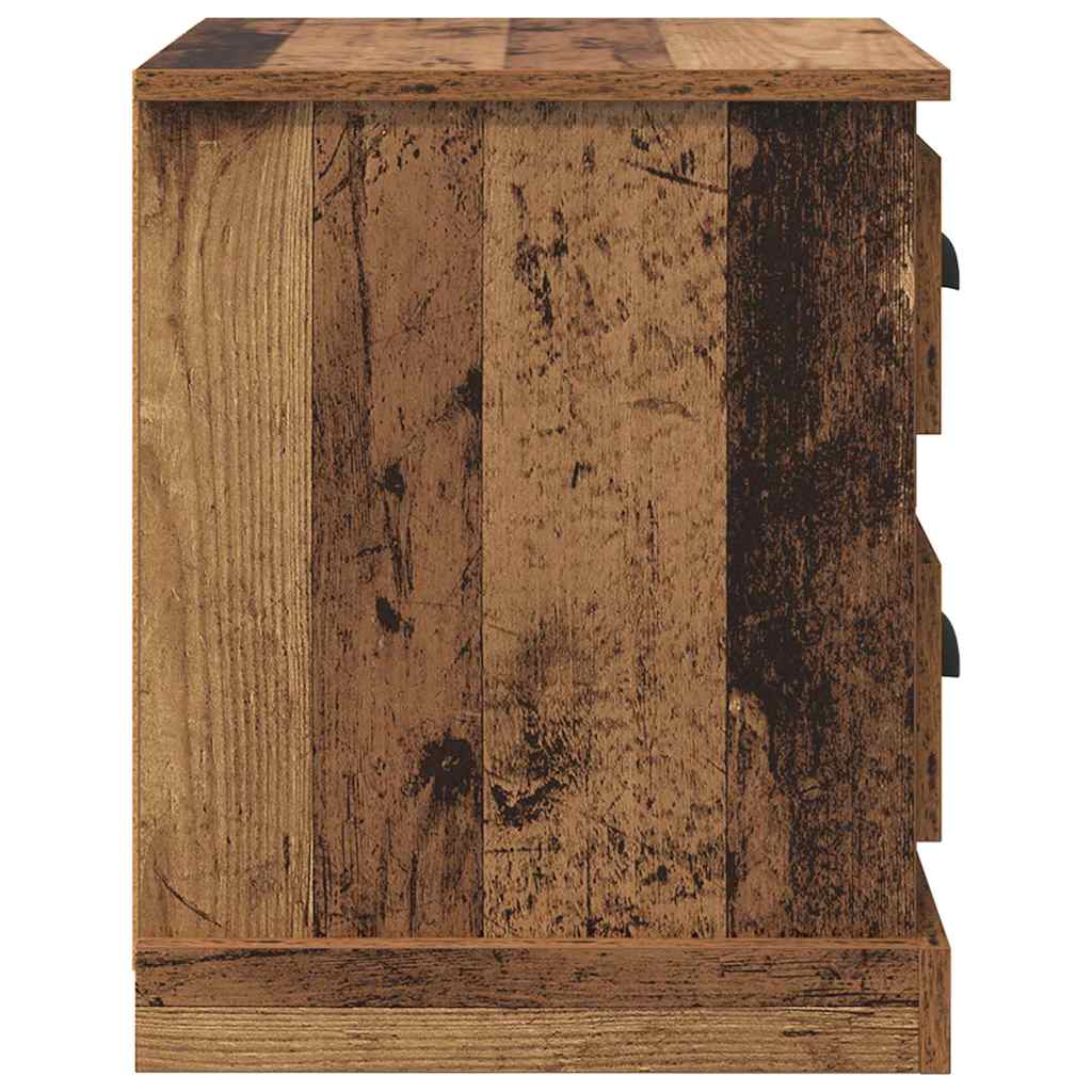 Nachttisch Altholz 39 x 39 x 47.5 cm Holzwerkstoff