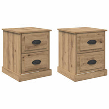 Nachttisch 2 pcs Artisan-Eiche 39 x 39 x 47.5 cm Holzwerkstoff