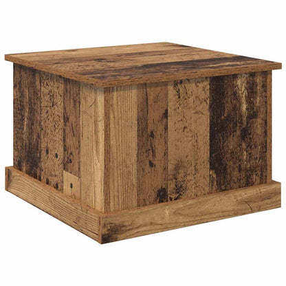 Couchtisch mit Schubladen Altholz 50 x 50 x 35 cm Holzwerkstoff