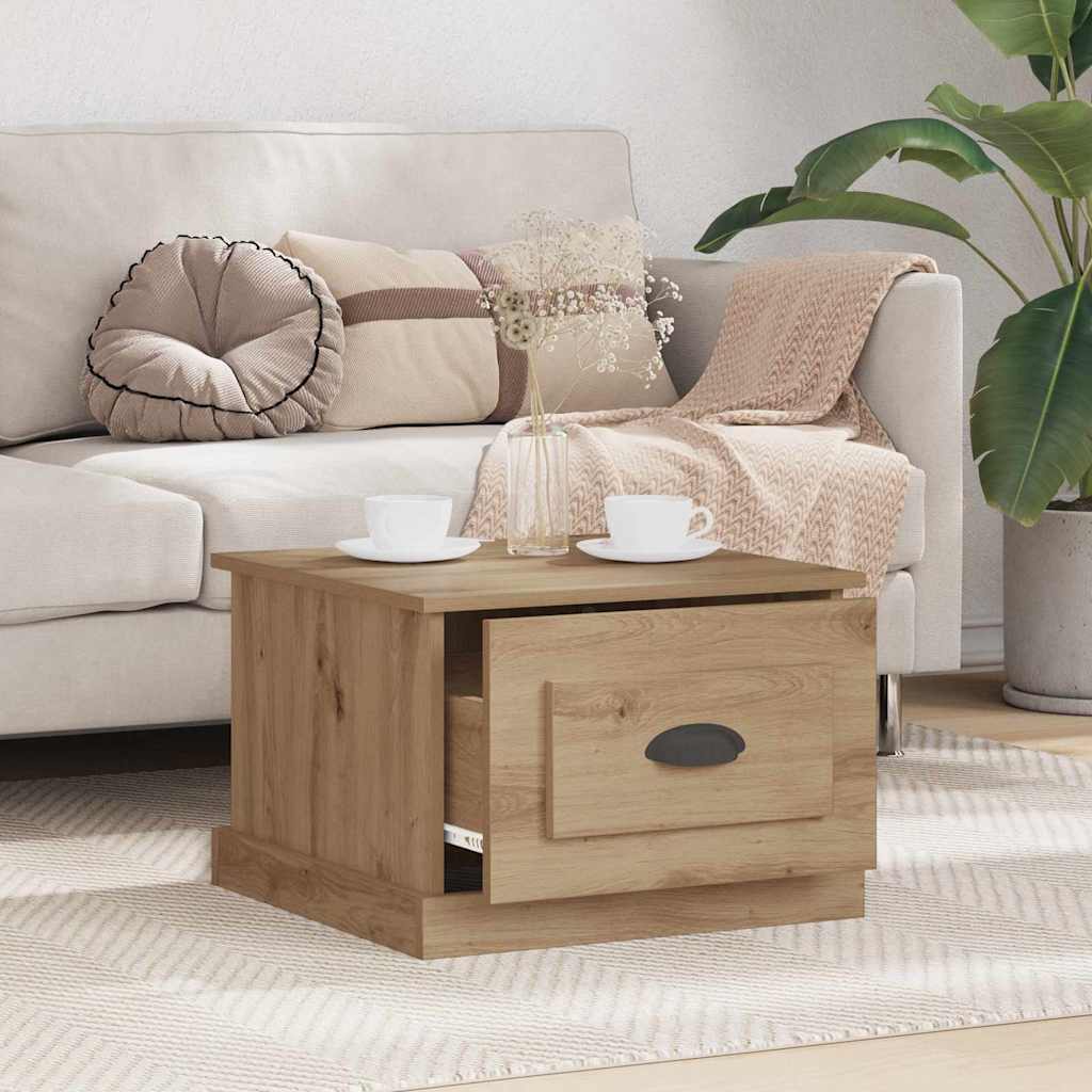 Couchtisch Artisan-Eiche 50 x 50 x 35 cm Holzwerkstoff