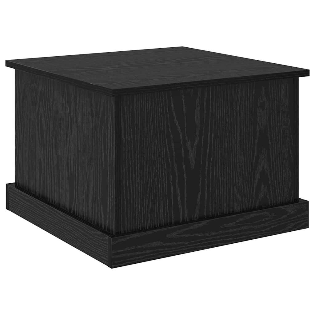 Couchtisch Schwarz Eichen-Optik 50 x 50 x 35 cm Holzwerkstoff