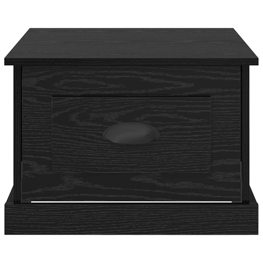 Couchtisch Schwarz Eichen-Optik 50 x 50 x 35 cm Holzwerkstoff