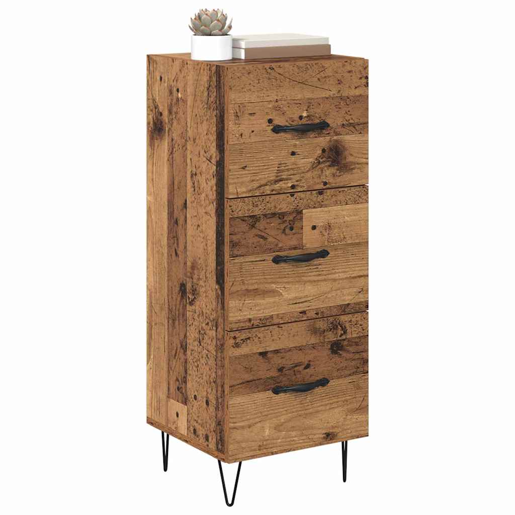 Sideboard Altholz 34 x 34,5 x 90 cm Holzwerkstoff