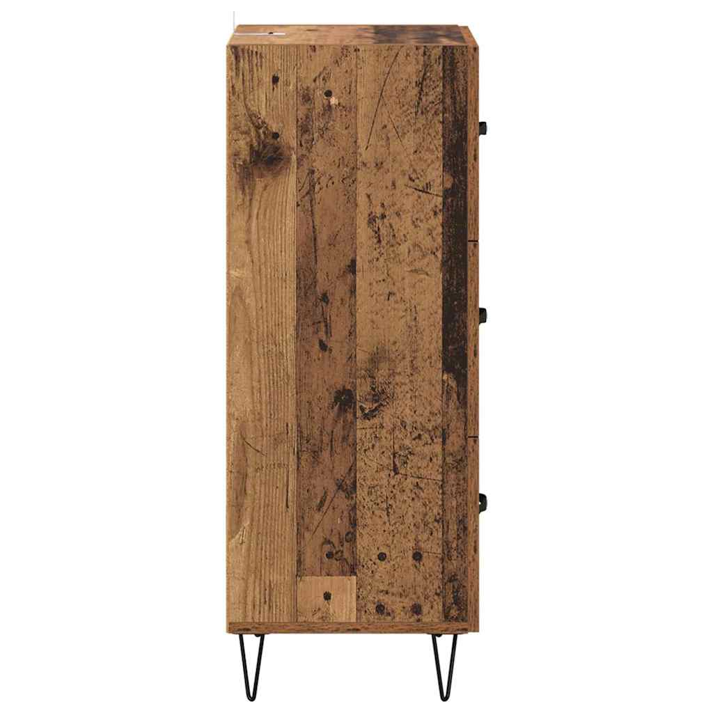 Sideboard Altholz 34 x 34,5 x 90 cm Holzwerkstoff