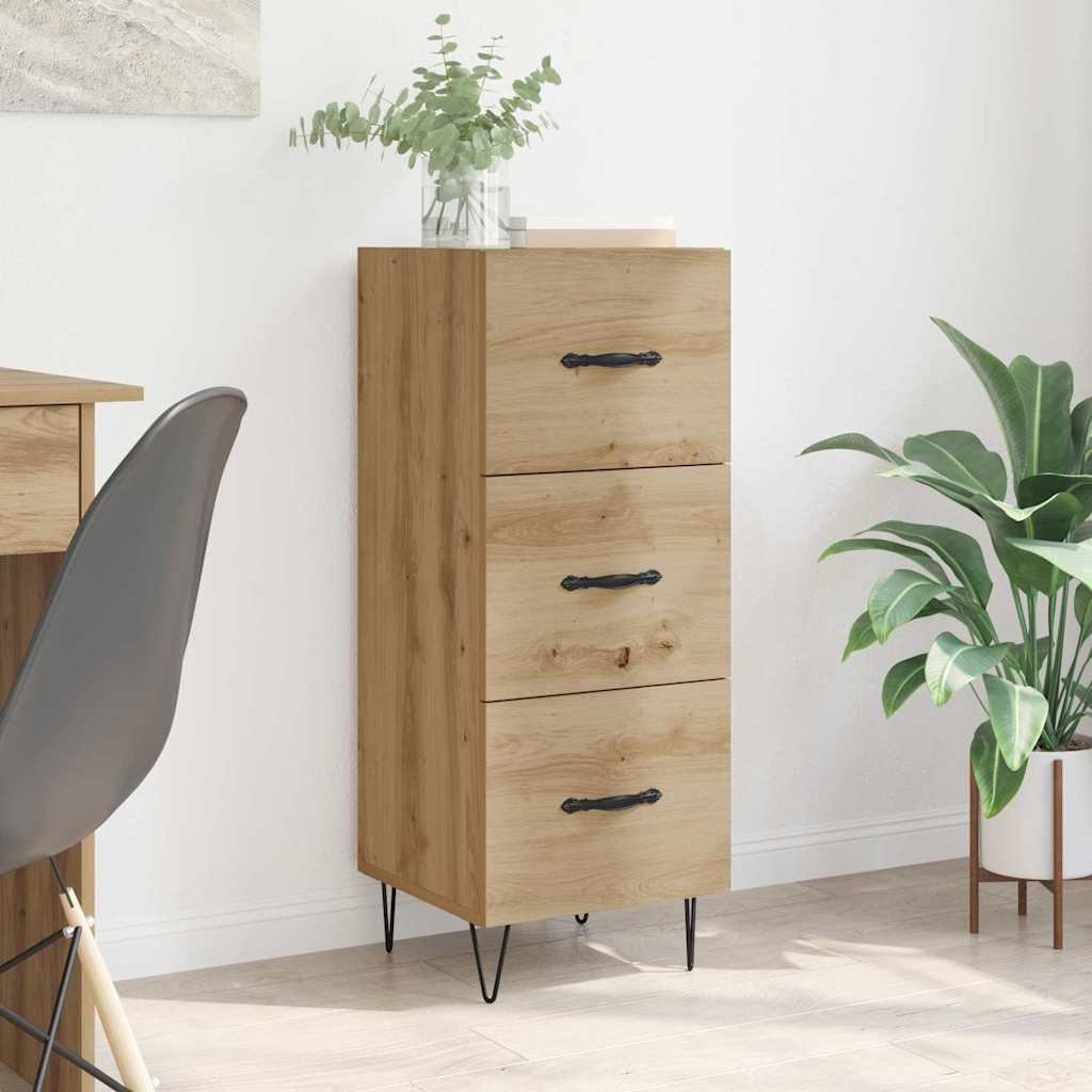 Sideboard Artisan-Eiche 34 x 34,5 x 90 cm Holzwerkstoff