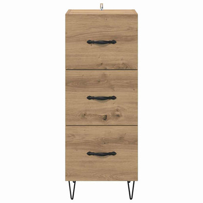 Sideboard Artisan-Eiche 34 x 34,5 x 90 cm Holzwerkstoff