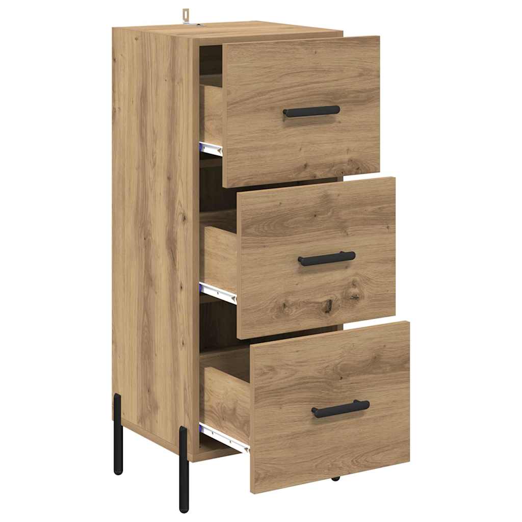 Sideboard Artisan-Eiche 34 x 34,5 x 90 cm Holzwerkstoff