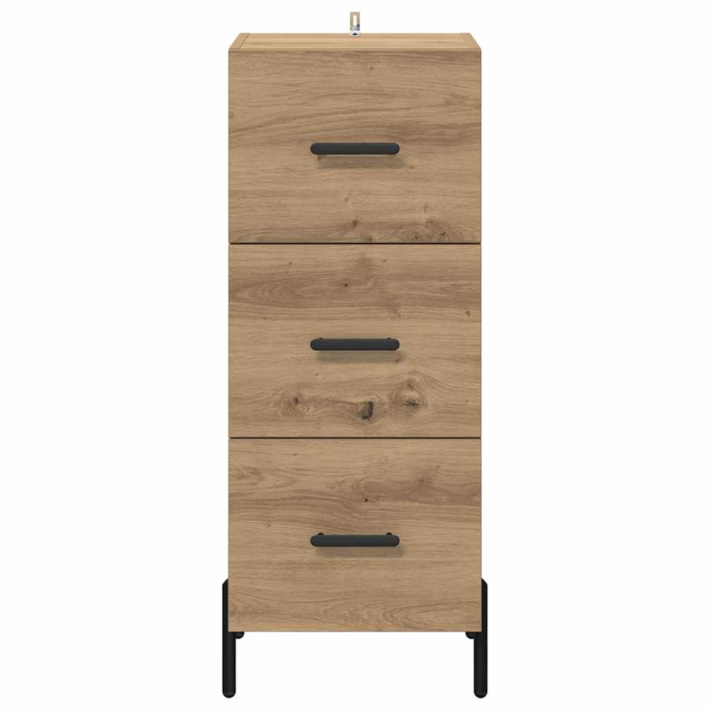Sideboard Artisan-Eiche 34 x 34,5 x 90 cm Holzwerkstoff