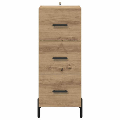 Sideboard Artisan-Eiche 34 x 34,5 x 90 cm Holzwerkstoff