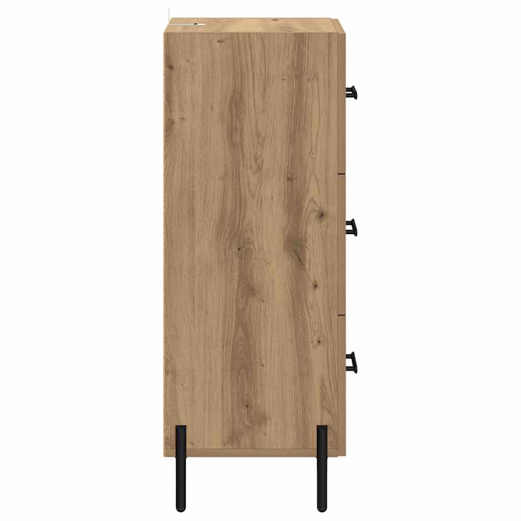 Sideboard Artisan-Eiche 34 x 34,5 x 90 cm Holzwerkstoff