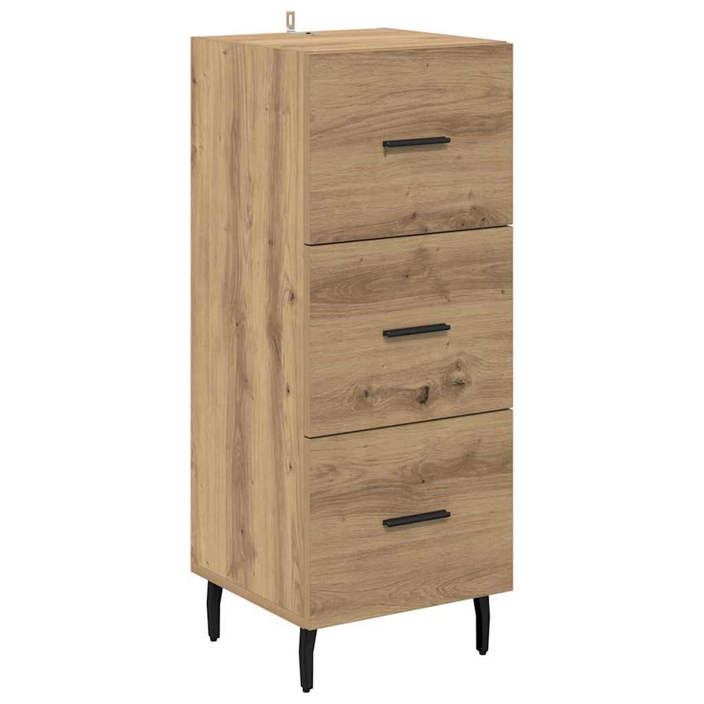 Sideboard Artisan-Eiche 34 x 34,5 x 90 cm Holzwerkstoff