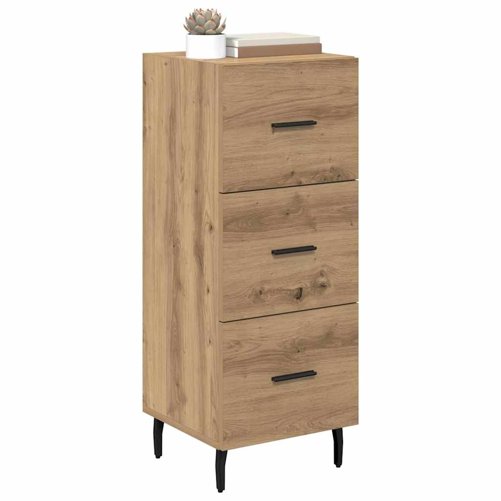 Sideboard Artisan-Eiche 34 x 34,5 x 90 cm Holzwerkstoff