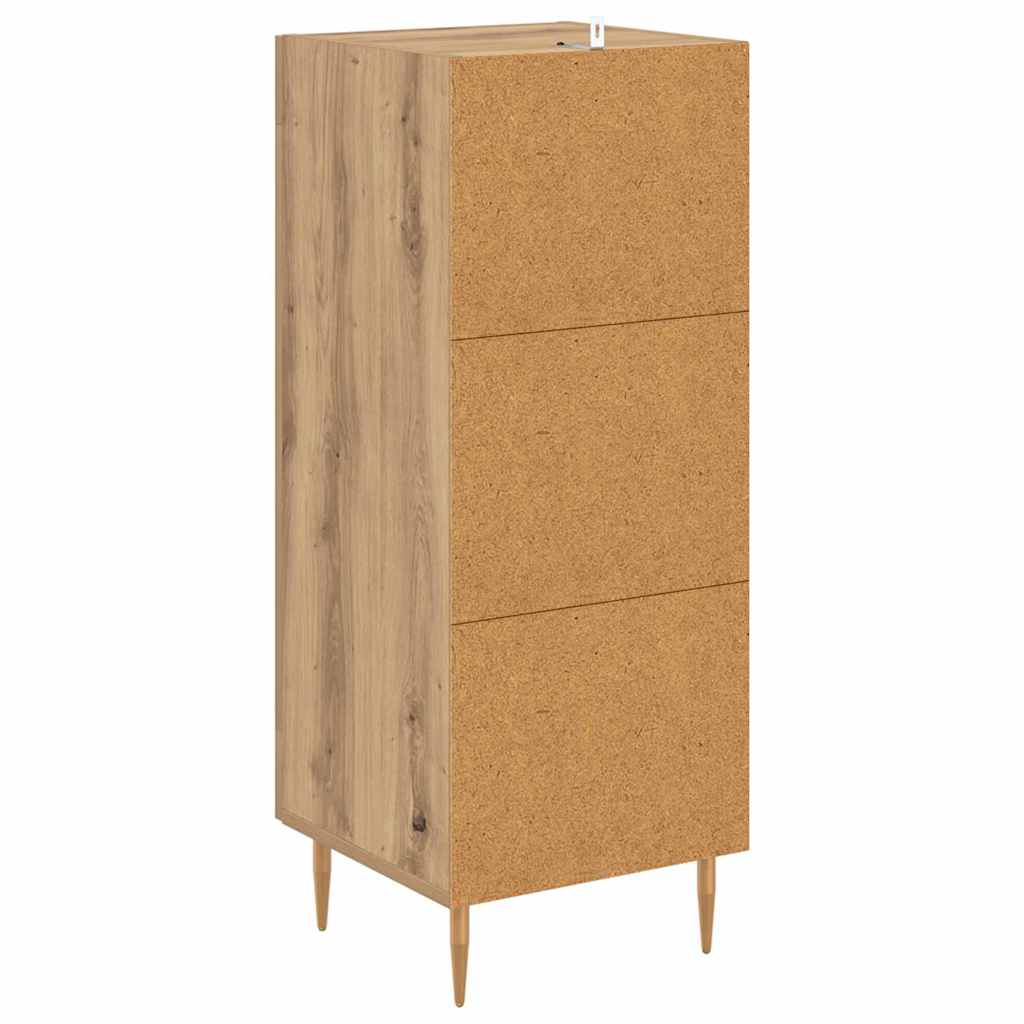 Sideboard Artisan-Eiche 34 x 34,5 x 90 cm Holzwerkstoff