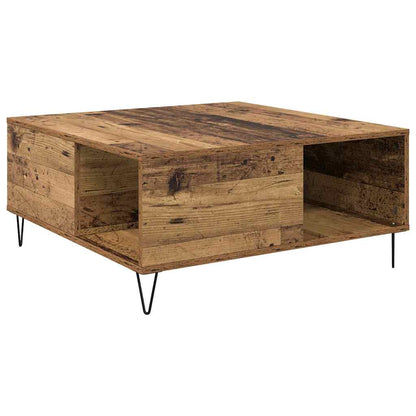 Couchtisch Altholz 80 x 80 x 36.5 cm Holzwerkstoff